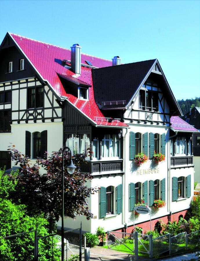 Hotel-Pension Heimburg Bad Elster Exterior foto